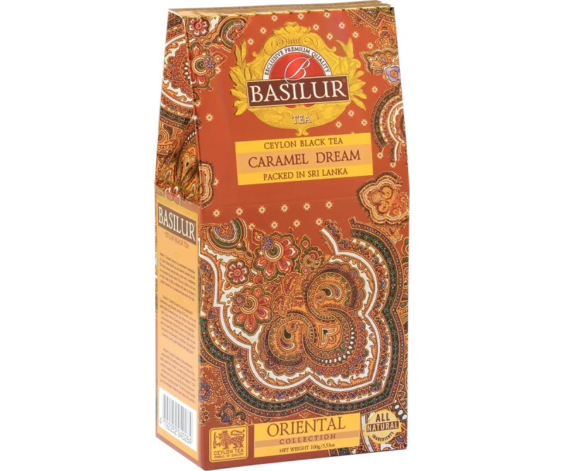 Basilur Caramel Dream Black Tea - 100g Loose Leaf Refill Pack