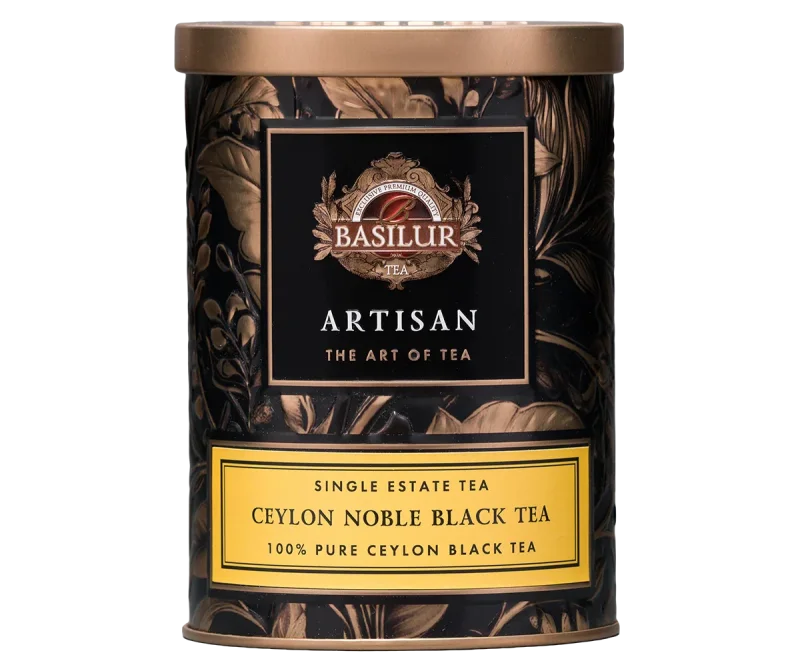 Basilur Ceylon Noble Black Tea Tin - 100g Black Leaf Tea