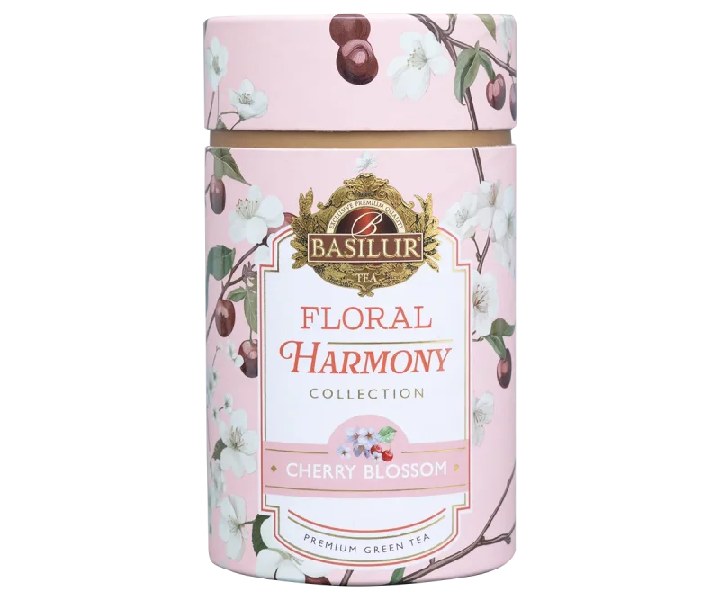 Basilur Floral Harmony Cherry Blossoms - 75g Loose Leaf Paper Canister