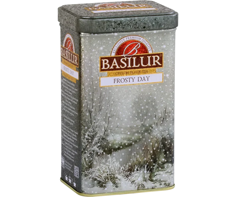Basilur Frosty Day Tin Caddy - 85g Ceylon Black Tea