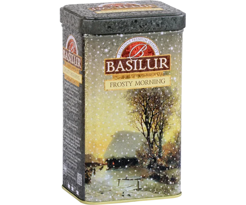 Basilur Frosty Morning Tin Caddy - 85g Ceylon Black Tea