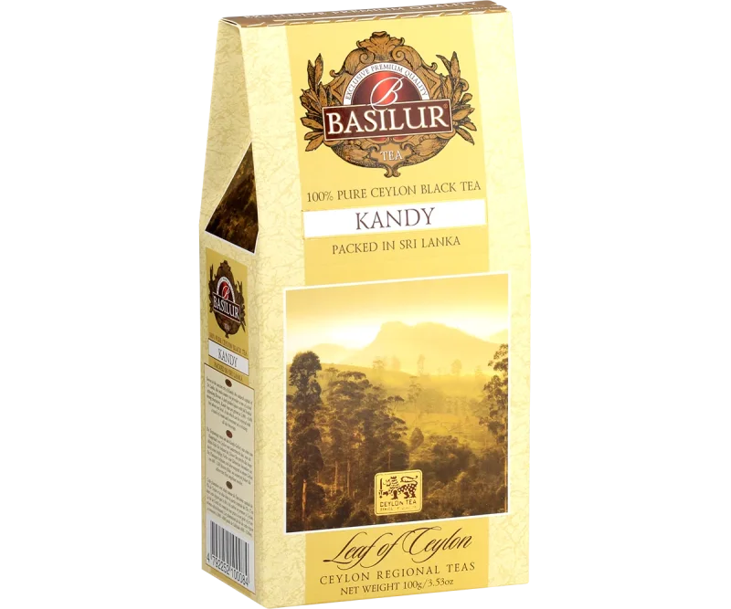 Basilur Leaf of Ceylon - Kandy Regional Tea - 100g Loose Leaf Refill Pack