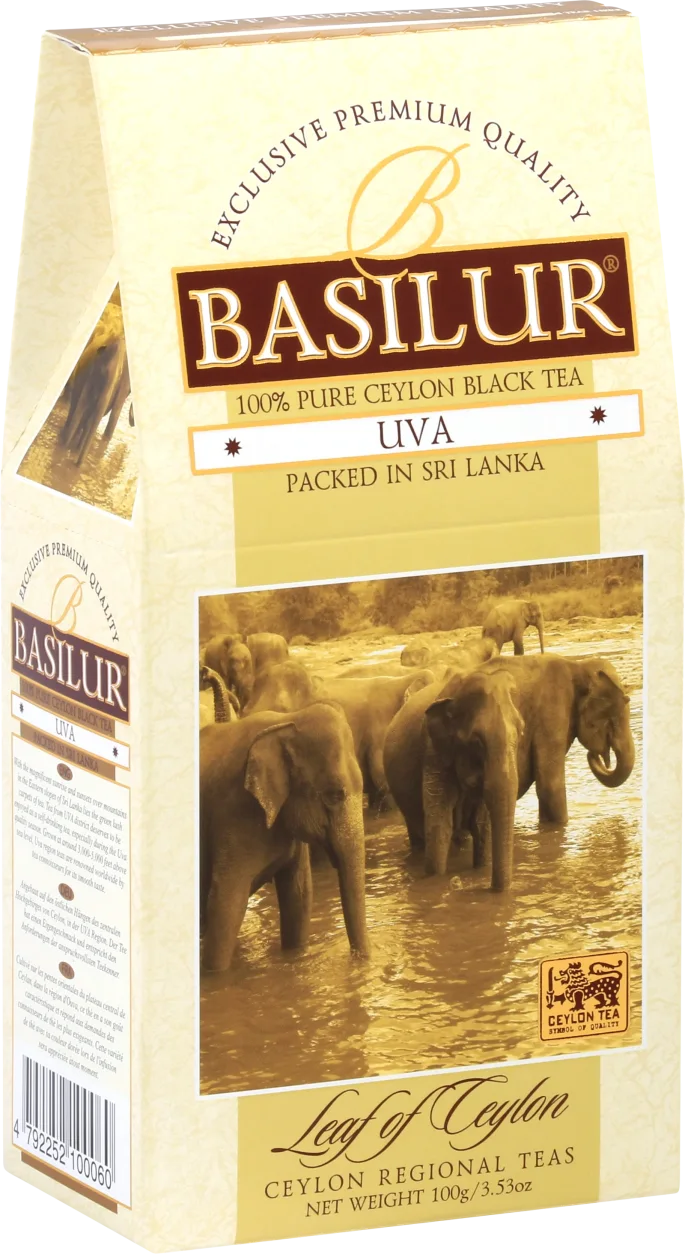 Basilur Leaf of Ceylon - Uva Regional Black Tea - 100g Loose Leaf Refill Pack