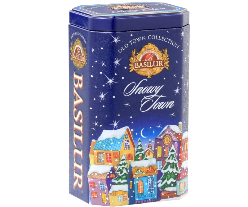 Basilur Snowy Town - Sweet Candy Floss Tea - 75g Loose Leaf Black Tea