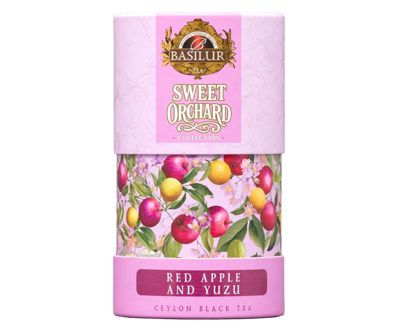 Basilur Sweet Orchard Red Apple & Yuzu - 75g Loose Leaf Black Tea