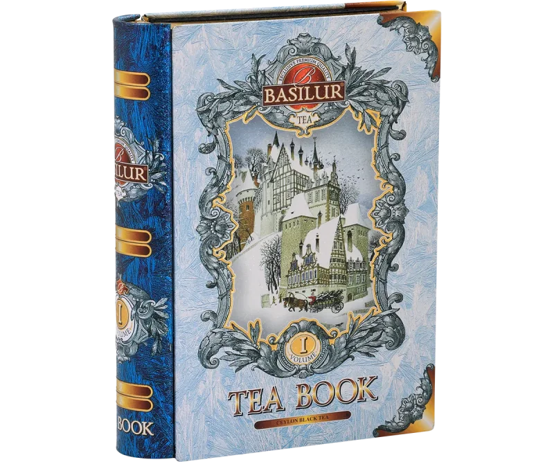 Basilur Tea Book I - Blue Cornflower, Malwa & Jasmine Flower Black Tea - 100g Loose Leaf