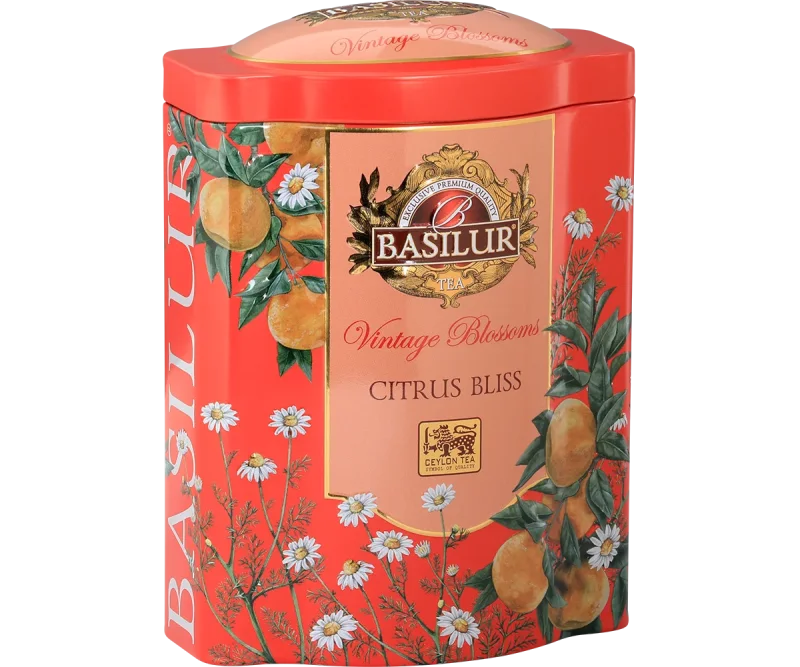 Basilur Vintage Blossoms Citrus Bliss - Black Tea - 100g Loose Leaf