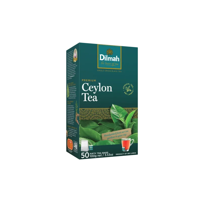 Premium Ceylon Black Tea-50 Tea Bags with Tag