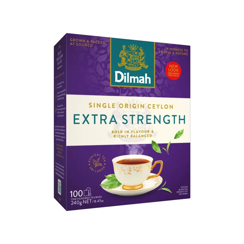 Premium Ceylon Extra Strength Black Tea-100 Tea Bags with Tag