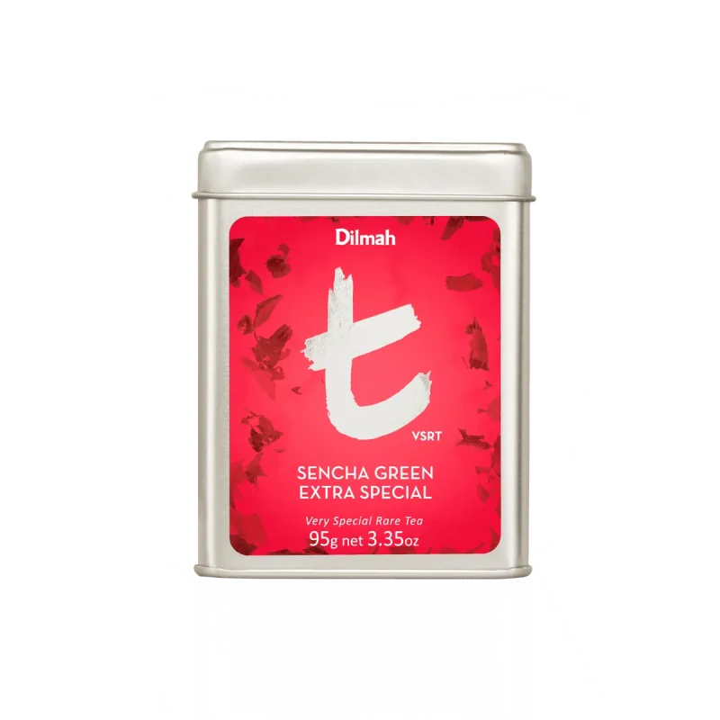 t-Series VSRT Sencha Extra Special Green Tea Tin Caddy-95g Loose Leaf
