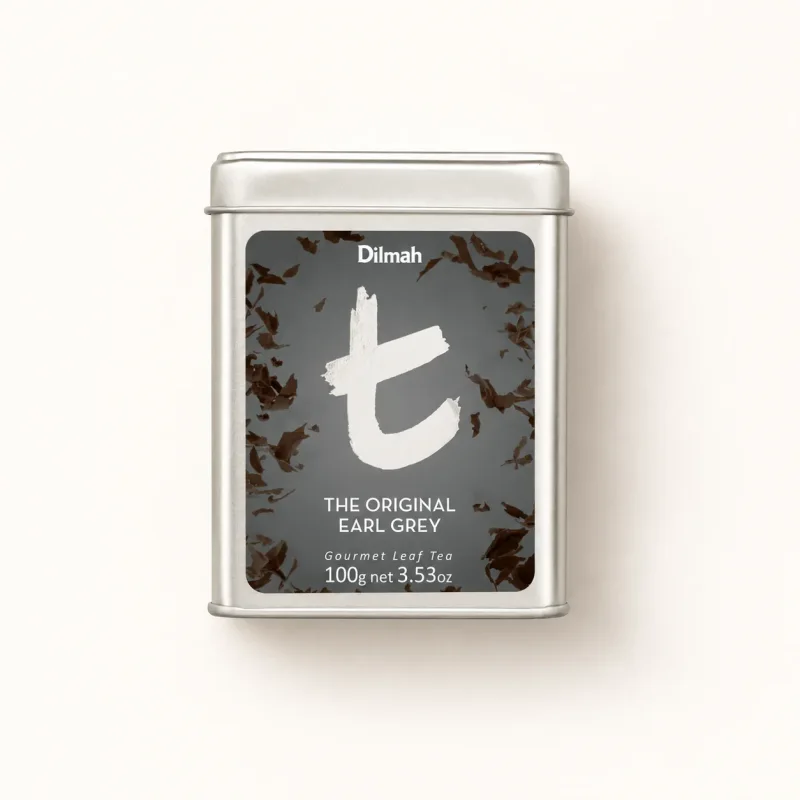 t-Series The Original Earl Grey Ceylon Black Tea Tin Caddy-100g Loose Leaf